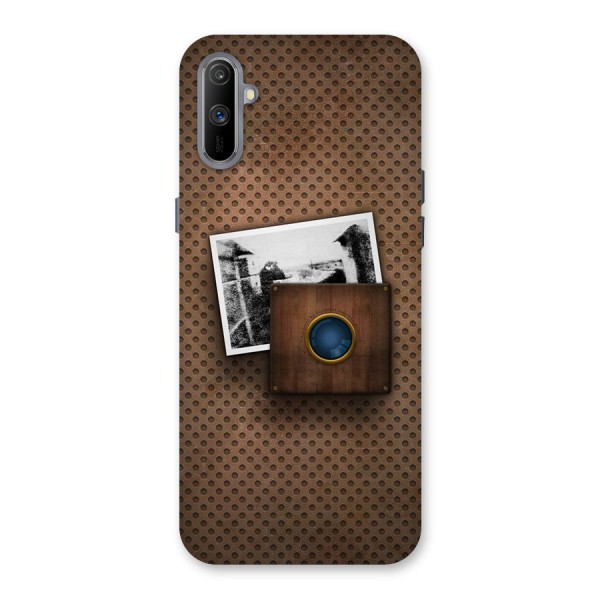 Vintage Wood Camera Back Case for Realme C3