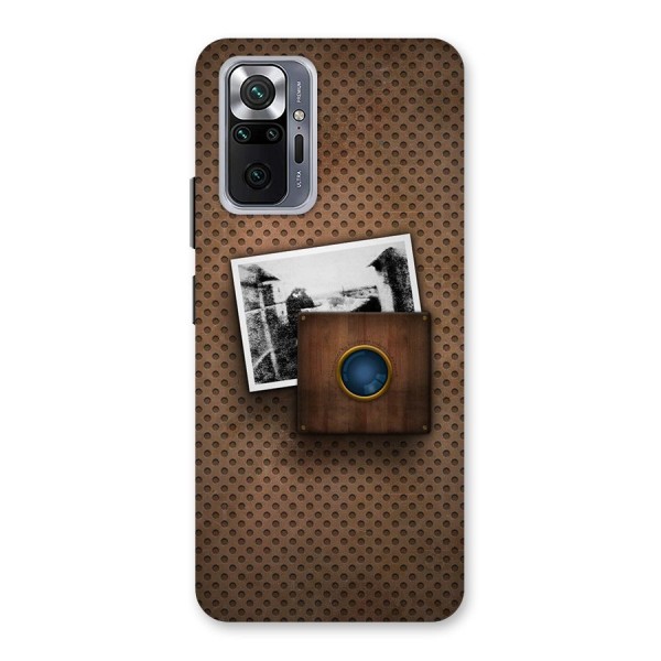 Vintage Wood Camera Back Case for Redmi Note 10 Pro