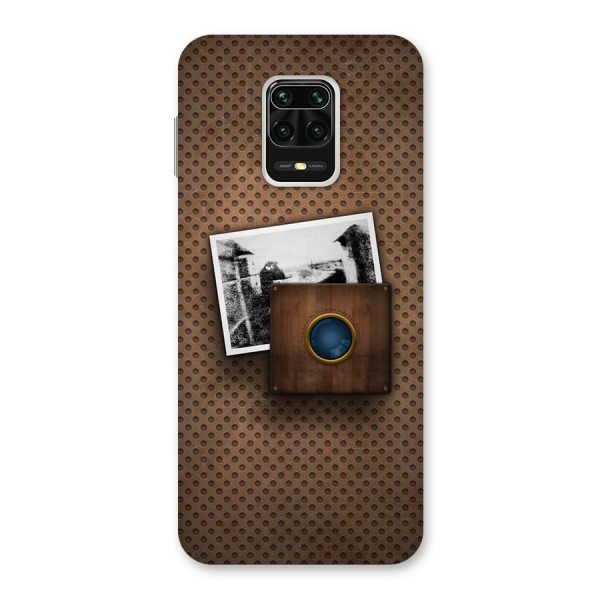 Vintage Wood Camera Back Case for Redmi Note 9 Pro Max