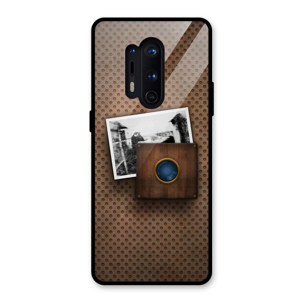 Vintage Wood Camera Glass Back Case for OnePlus 8 Pro