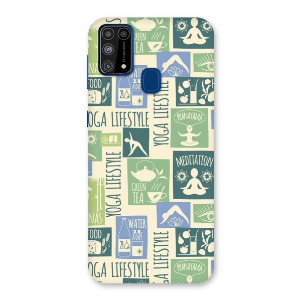 Vintage Yoga Lifestyle Back Case for Galaxy M31