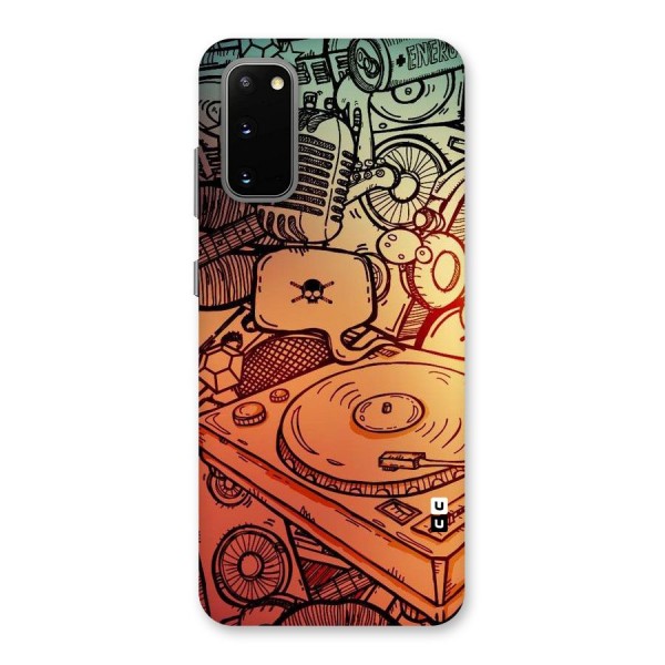 Vinyl Design Back Case for Galaxy S20