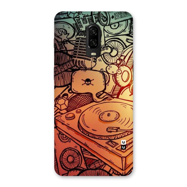 Vinyl Design Back Case for OnePlus 6T