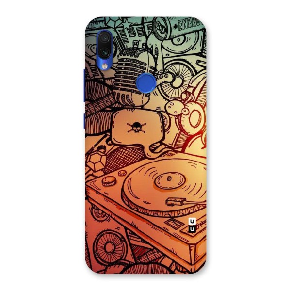 Vinyl Design Back Case for Redmi Note 7S