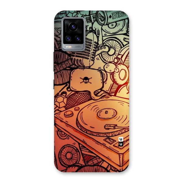 Vinyl Design Back Case for Vivo V20