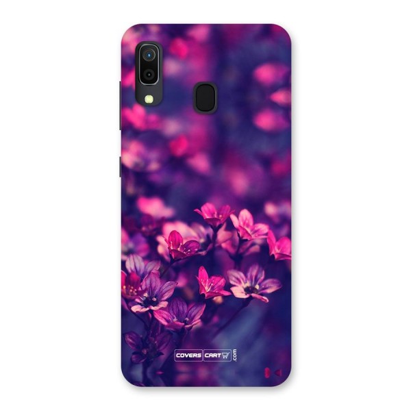 Violet Floral Back Case for Galaxy A30