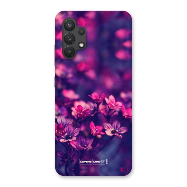 Violet Floral Back Case for Galaxy A32