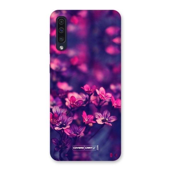Violet Floral Back Case for Galaxy A50