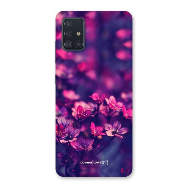Violet Floral Back Case for Galaxy A51