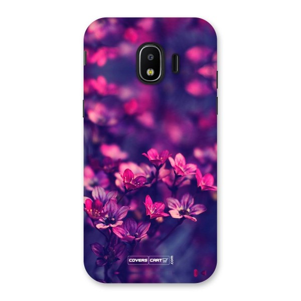 Violet Floral Back Case for Galaxy J2 Pro 2018