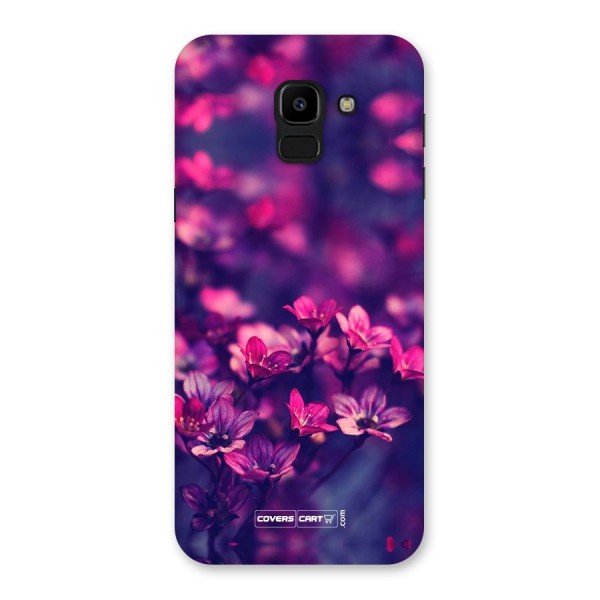 Violet Floral Back Case for Galaxy J6
