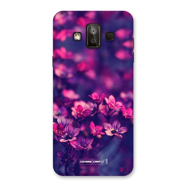 Violet Floral Back Case for Galaxy J7 Duo
