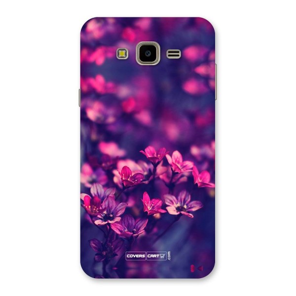 Violet Floral Back Case for Galaxy J7 Nxt