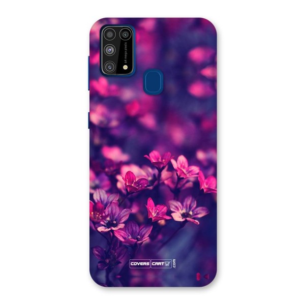 Violet Floral Back Case for Galaxy M31