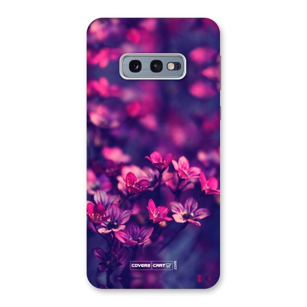 Violet Floral Back Case for Galaxy S10e