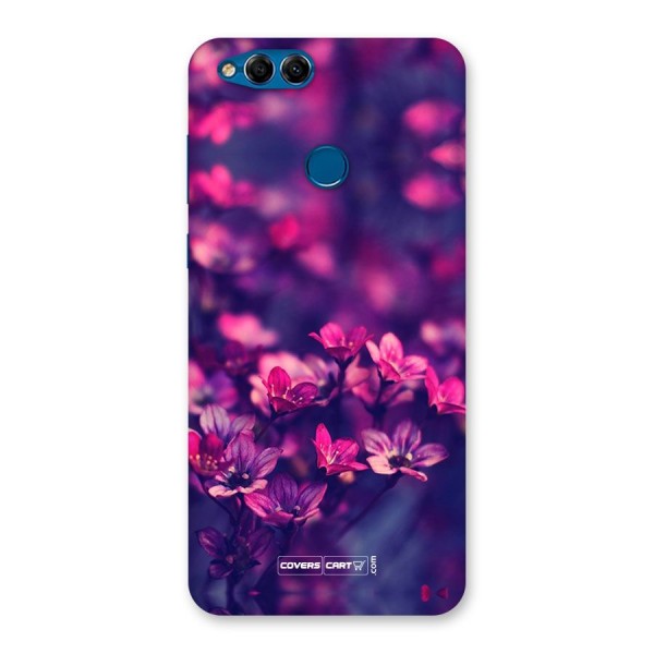 Violet Floral Back Case for Honor 7X