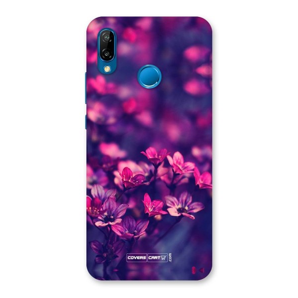 Violet Floral Back Case for Huawei P20 Lite