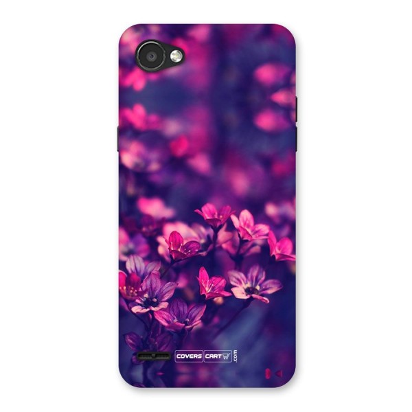 Violet Floral Back Case for LG Q6