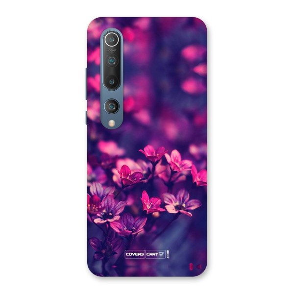 Violet Floral Back Case for Mi 10