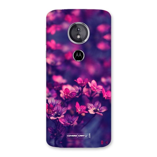 Violet Floral Back Case for Moto E5