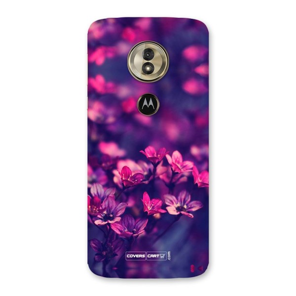 Violet Floral Back Case for Moto G6 Play