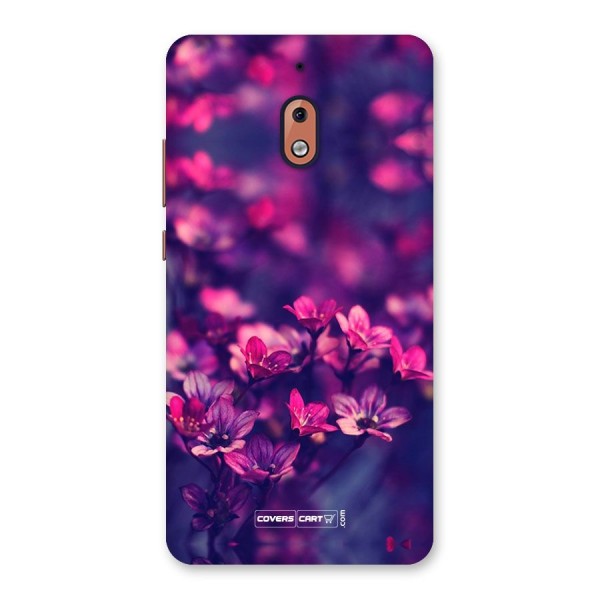 Violet Floral Back Case for Nokia 2.1