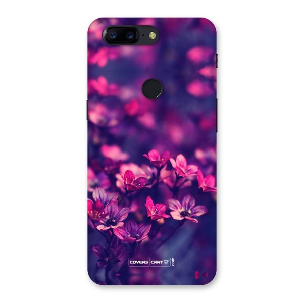 Violet Floral Back Case for OnePlus 5T