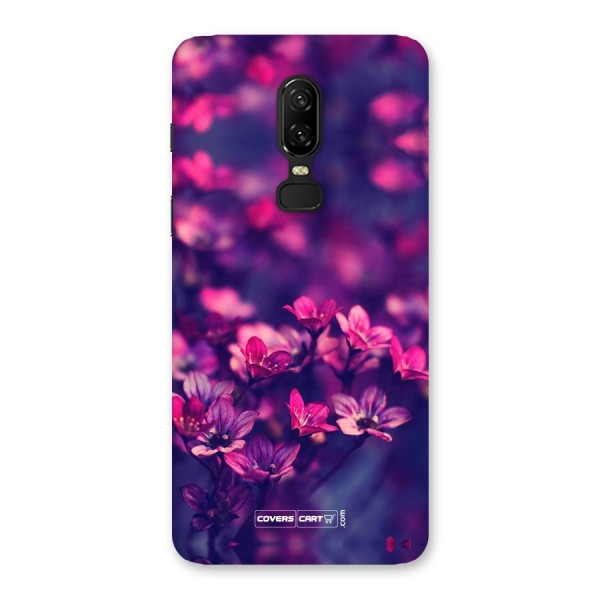 Violet Floral Back Case for OnePlus 6