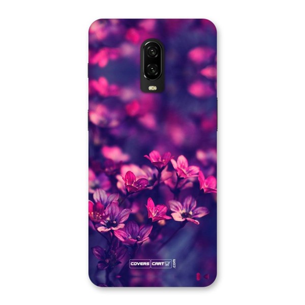 Violet Floral Back Case for OnePlus 6T