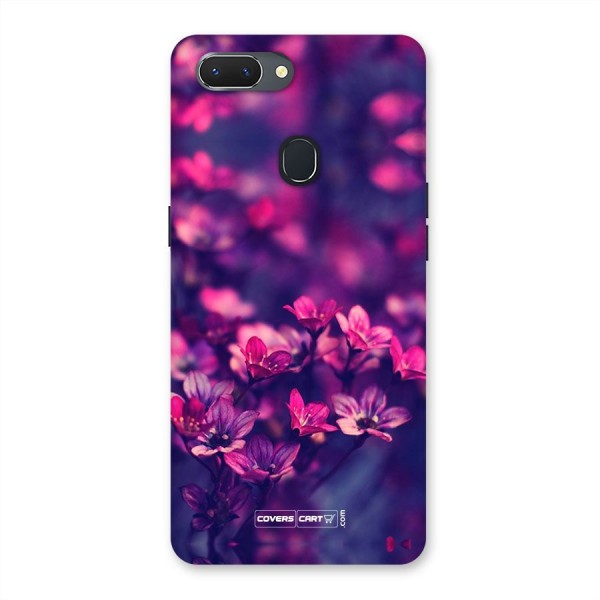 Violet Floral Back Case for Oppo Realme 2