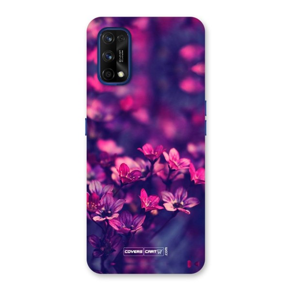 Violet Floral Back Case for Realme 7 Pro