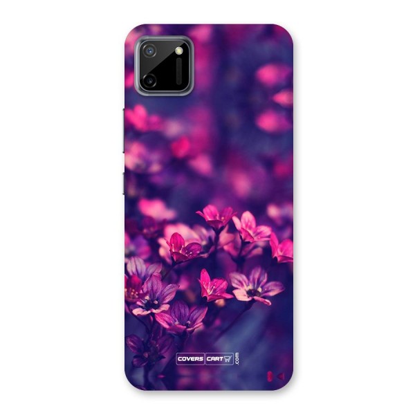 Violet Floral Back Case for Realme C11