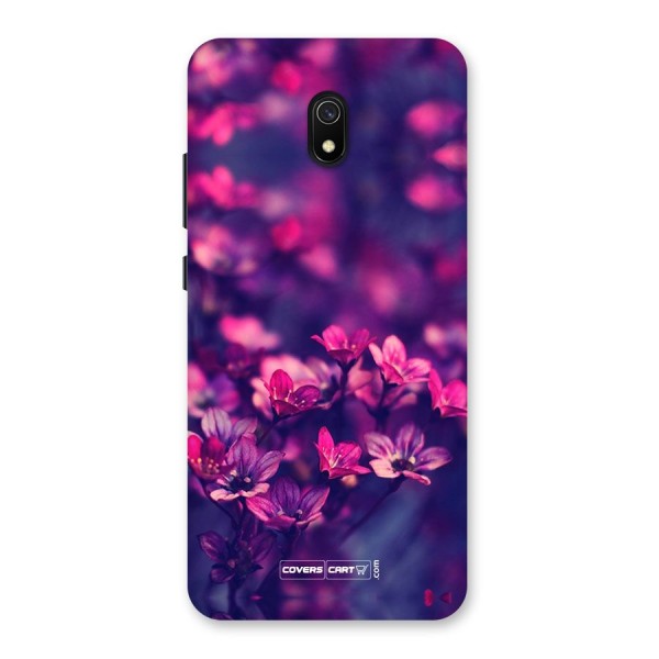 Violet Floral Back Case for Redmi 8A