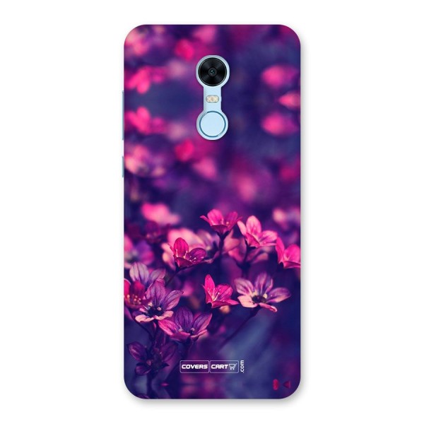 Violet Floral Back Case for Redmi Note 5