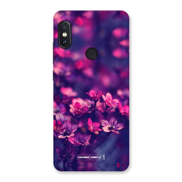 Violet Floral Back Case for Redmi Note 5 Pro