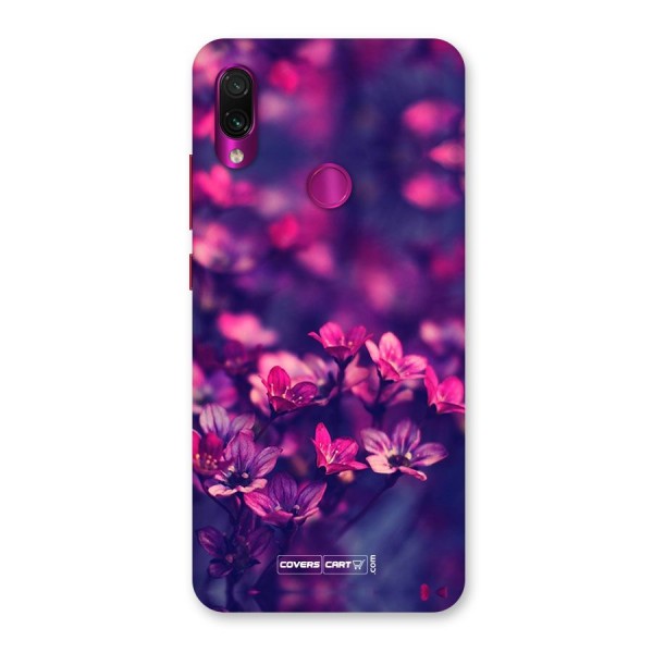 Violet Floral Back Case for Redmi Note 7 Pro