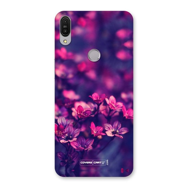 Violet Floral Back Case for Zenfone Max Pro M1