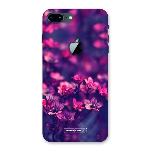 Violet Floral Back Case for iPhone 7 Plus Apple Cut