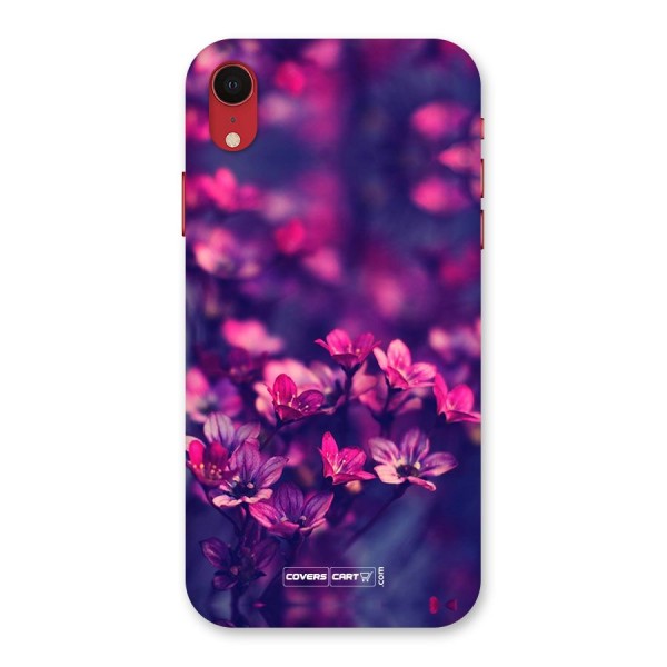 Violet Floral Back Case for iPhone XR