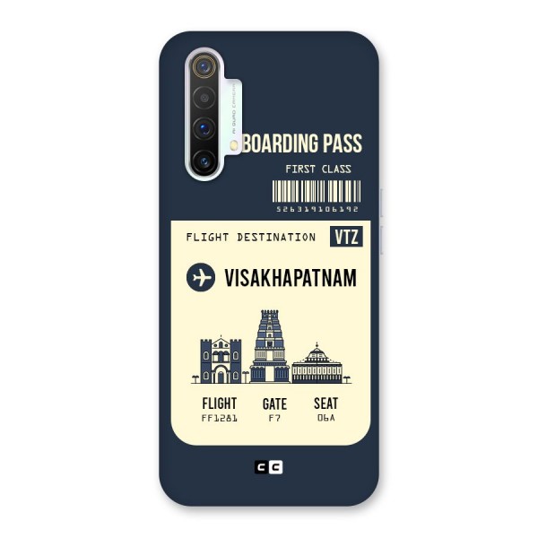 Vishakapatnam Boarding Pass Back Case for Realme X3