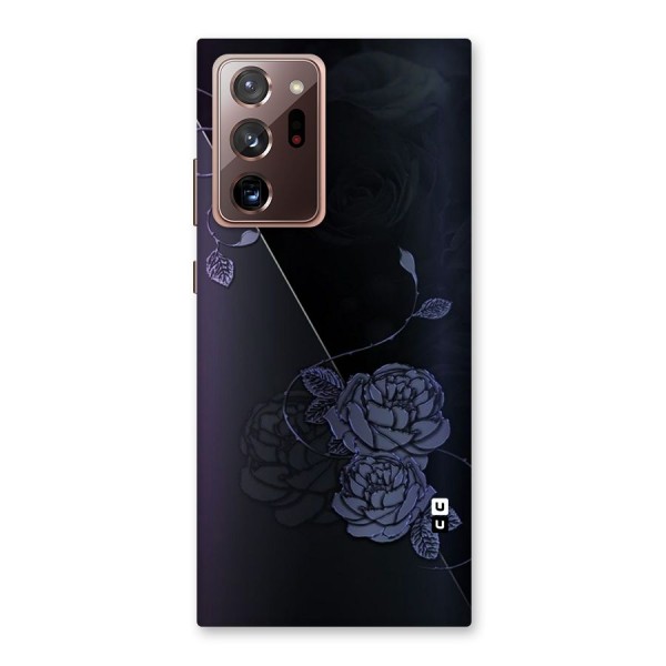 Voilet Floral Design Back Case for Galaxy Note 20 Ultra