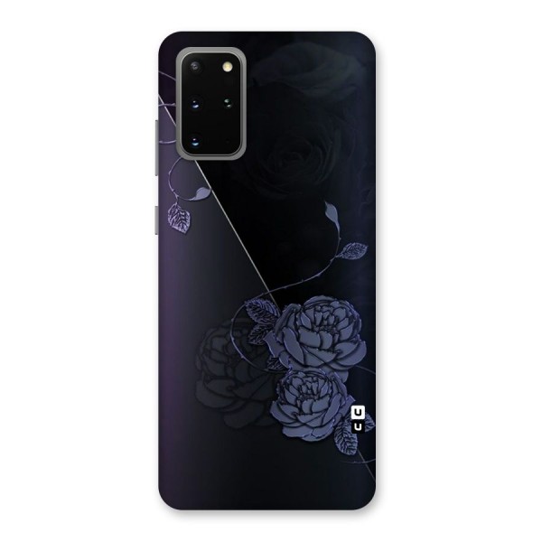 Voilet Floral Design Back Case for Galaxy S20 Plus