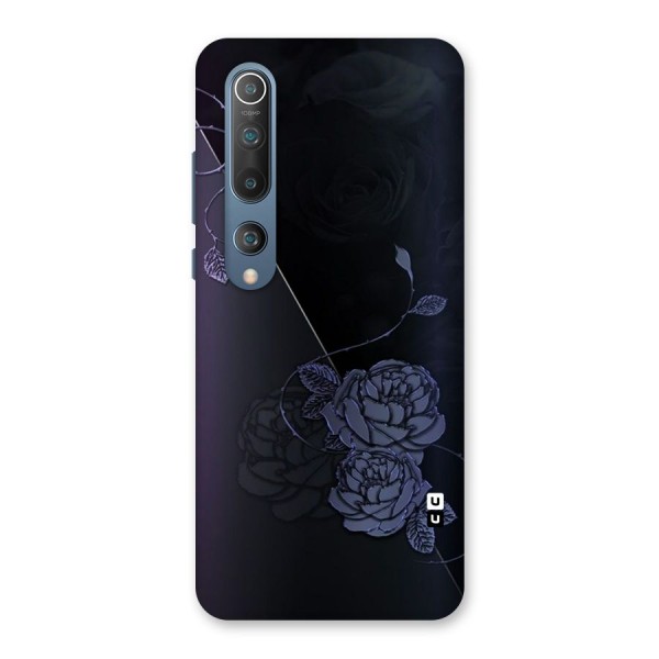 Voilet Floral Design Back Case for Mi 10