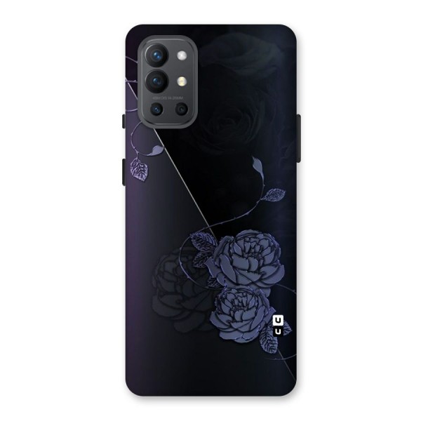 Voilet Floral Design Back Case for OnePlus 9R