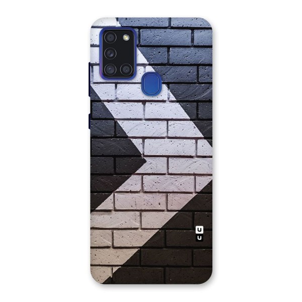 Wall Arrow Design Back Case for Galaxy A21s