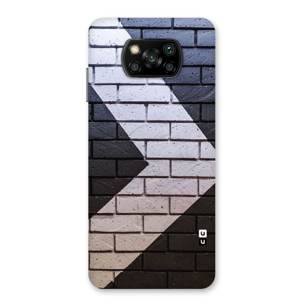 Wall Arrow Design Back Case for Poco X3
