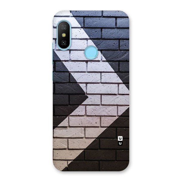 Wall Arrow Design Back Case for Redmi 6 Pro