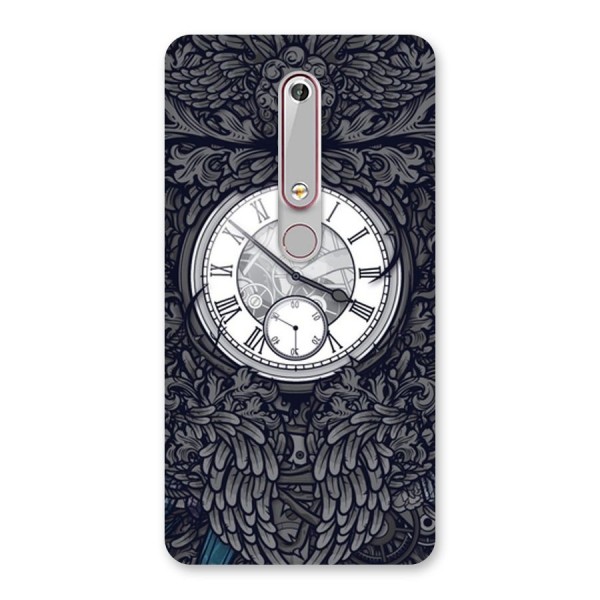 Wall Clock Back Case for Nokia 6.1