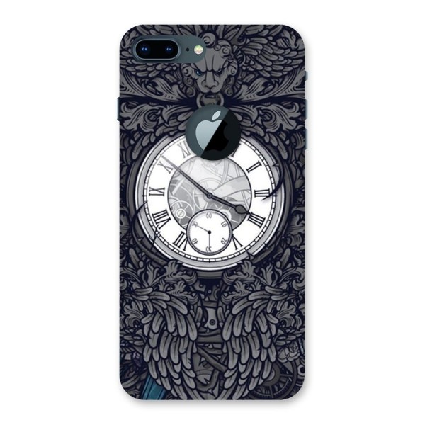 Wall Clock Back Case for iPhone 7 Plus Logo Cut