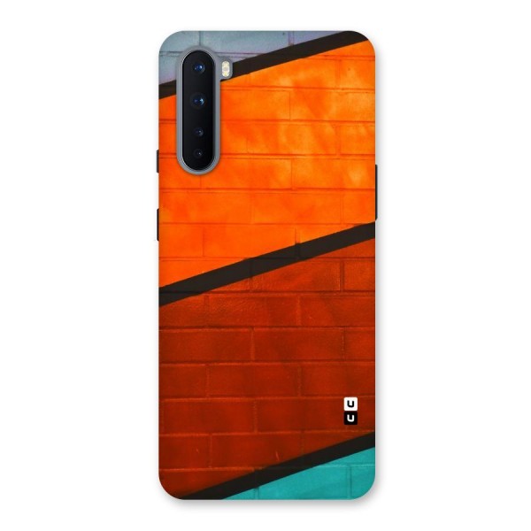 Wall Diagonal Stripes Back Case for OnePlus Nord